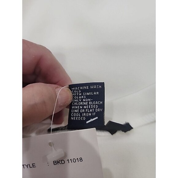 Boston Proper White Sleeveless  Knee Length Sheath Dress XS NWT wedding Shower - Picture 8 of 8